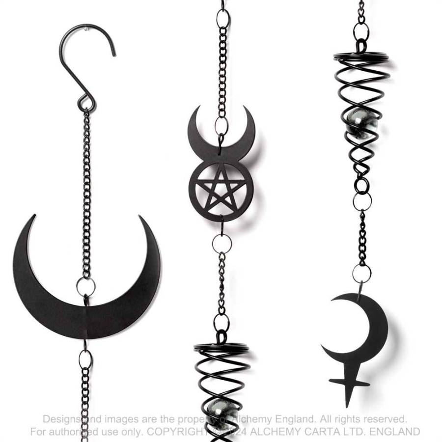 Alchemy Gothic Lilith Moon Hanging Decoration