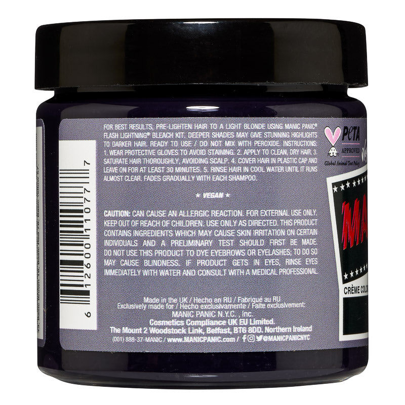 Manic Panic Classic Cream Hair Colour - Amethyst Ashes