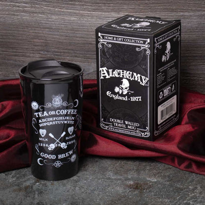 Alchemy Gothic Ouija Good Brew Ceramic Travel Mug