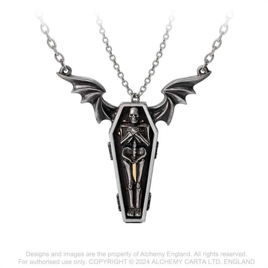 Alchemy Gothic Undying Homage Couples 2 Part Necklace