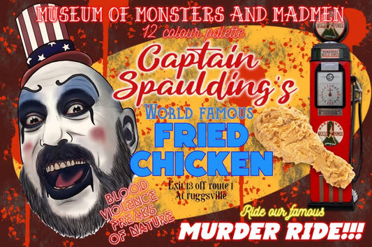 Radioactive Unicorn Captain Spaulding Museum of Monsters and Madmen Eyeshadow Palette