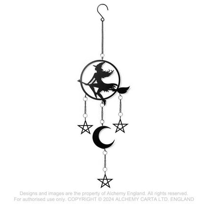 Alchemy Gothic Witch by Moonlight Hanging Decoration