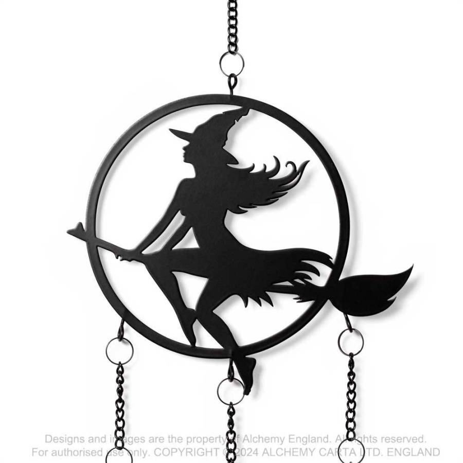 Alchemy Gothic Witch by Moonlight Hanging Decoration