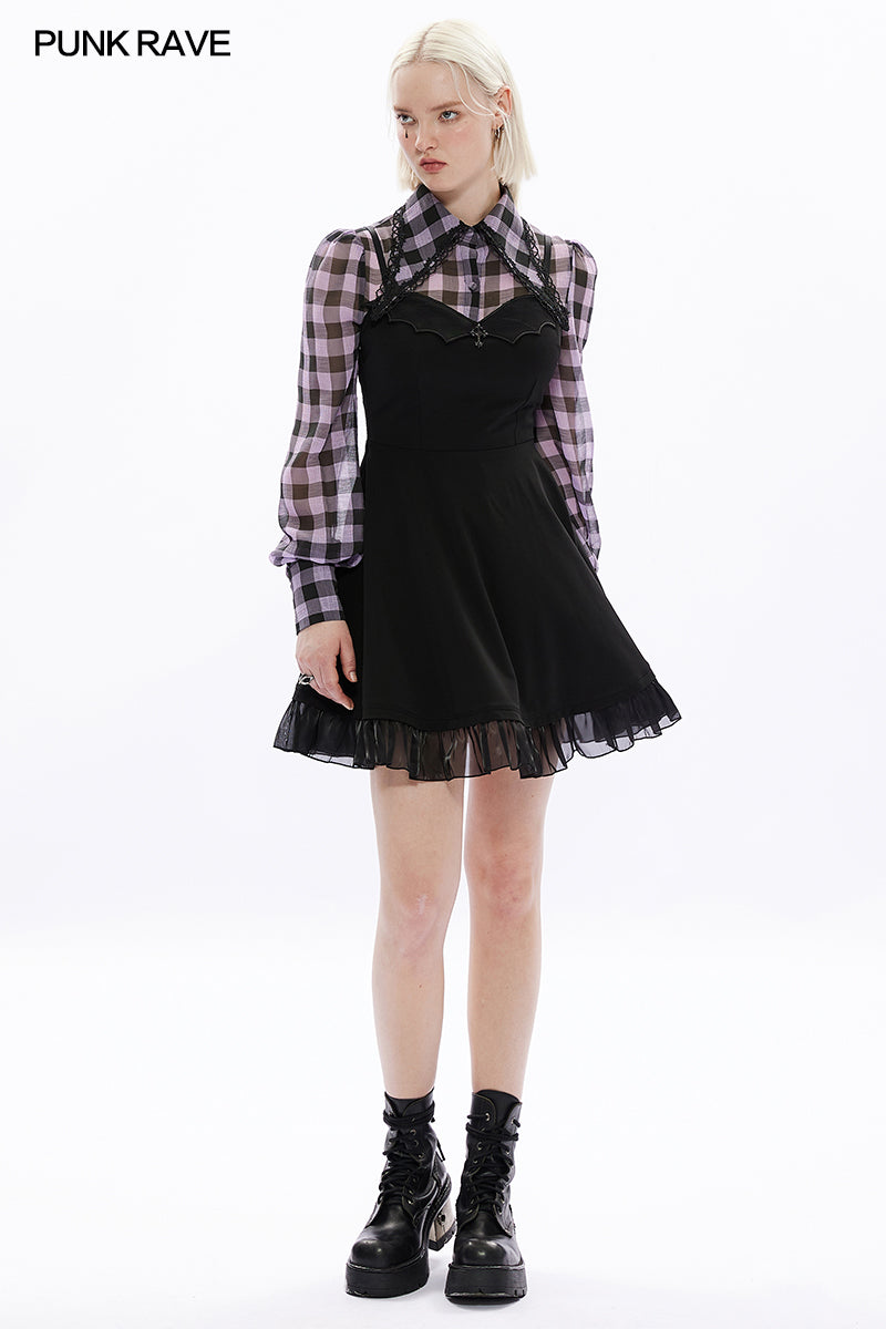 Punk Rave Alexandra Dress - Black - Kate's Clothing