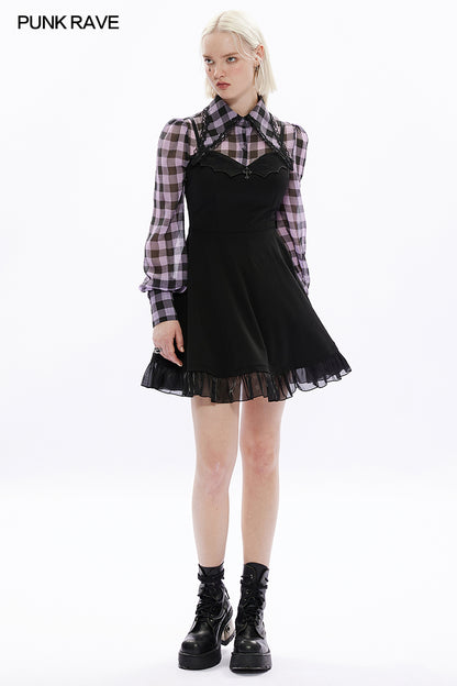 Punk Rave Alexandra Dress - Black - Kate's Clothing