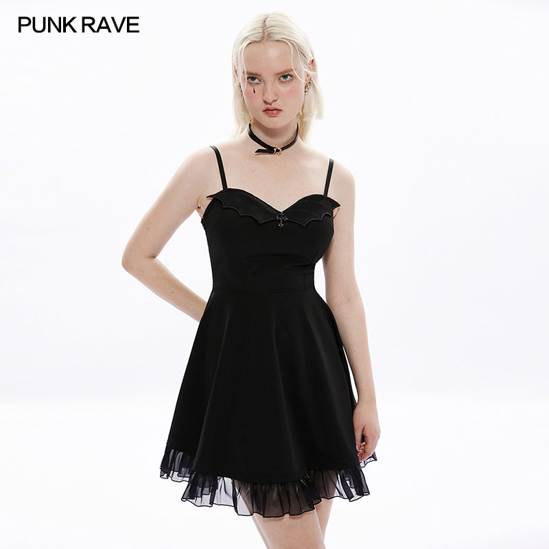 Punk Rave Alexandra Dress - Black - Kate's Clothing