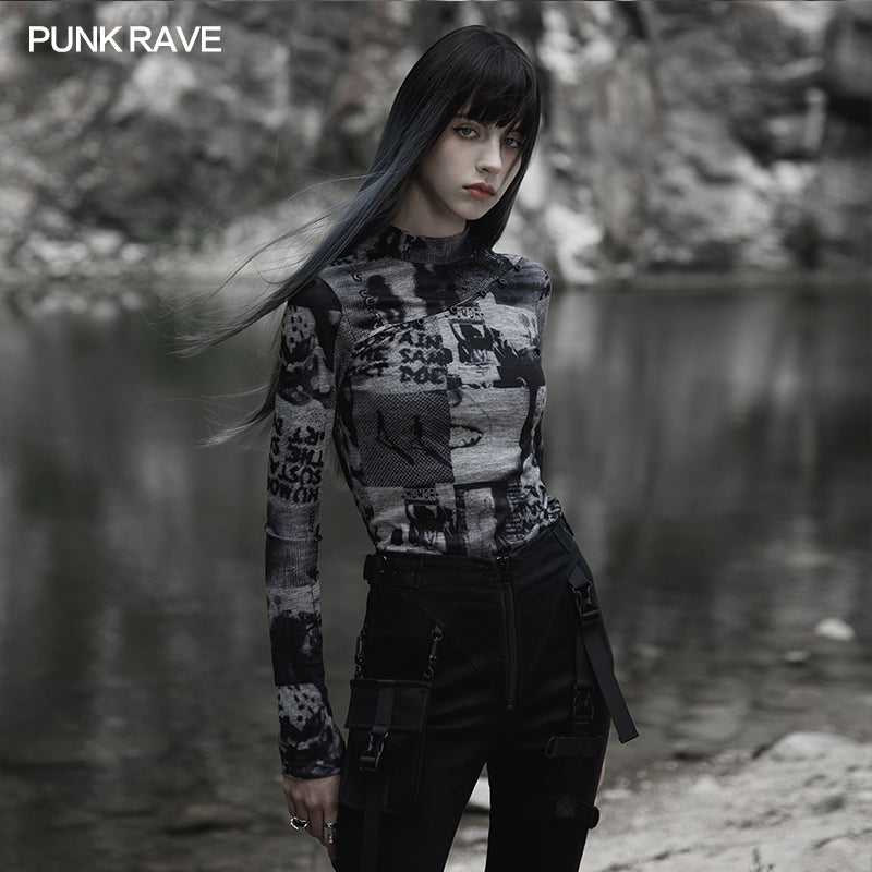 Punk hot sale rave top